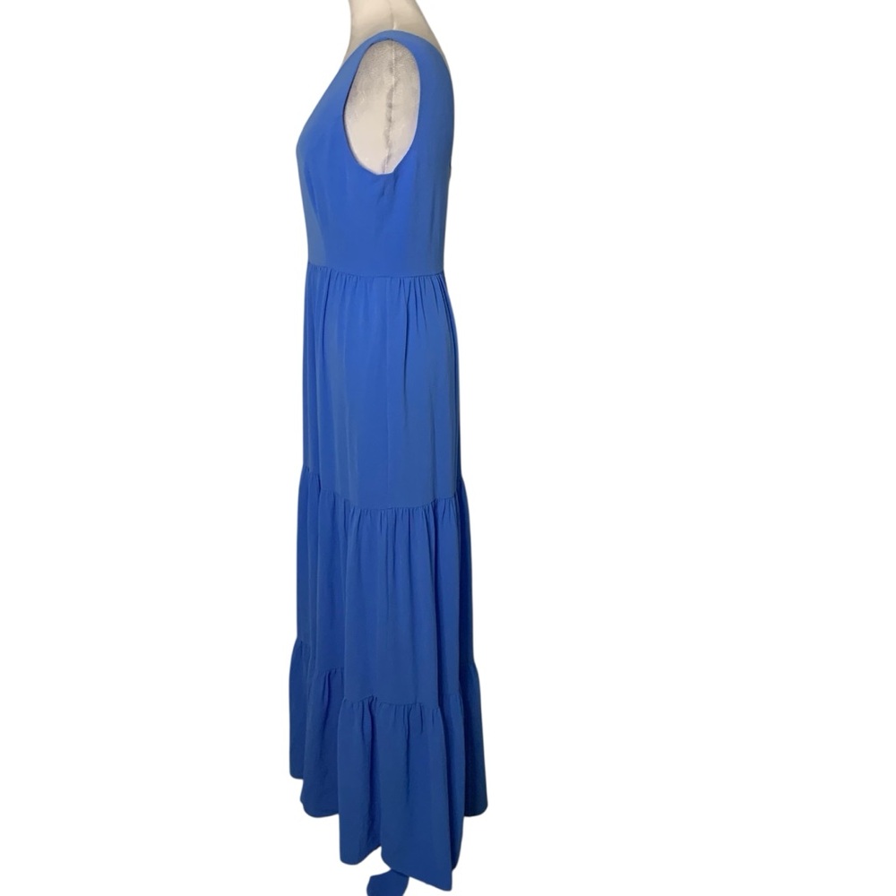 NWT Lilly Pulitzer Vibrant Blue Thistle Maureen Maxi Dress Resort Wear Belted - Picture 5 of 13